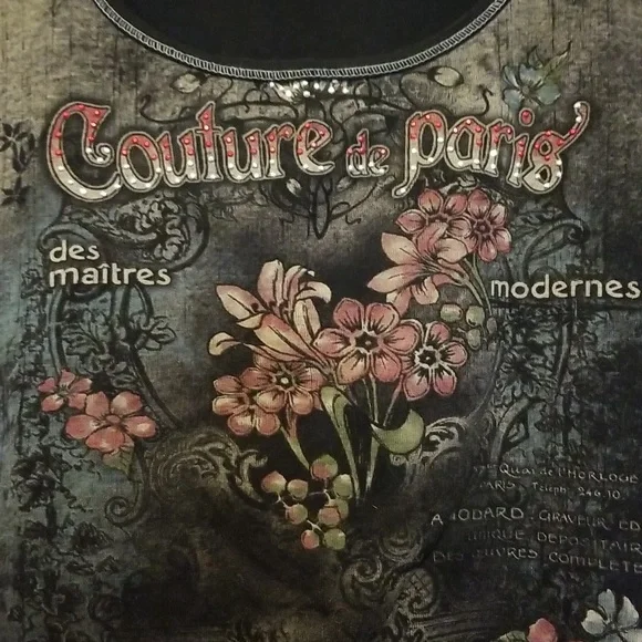 BLUE CANYON Couture de Paris black size Large - Picture 2 of 4